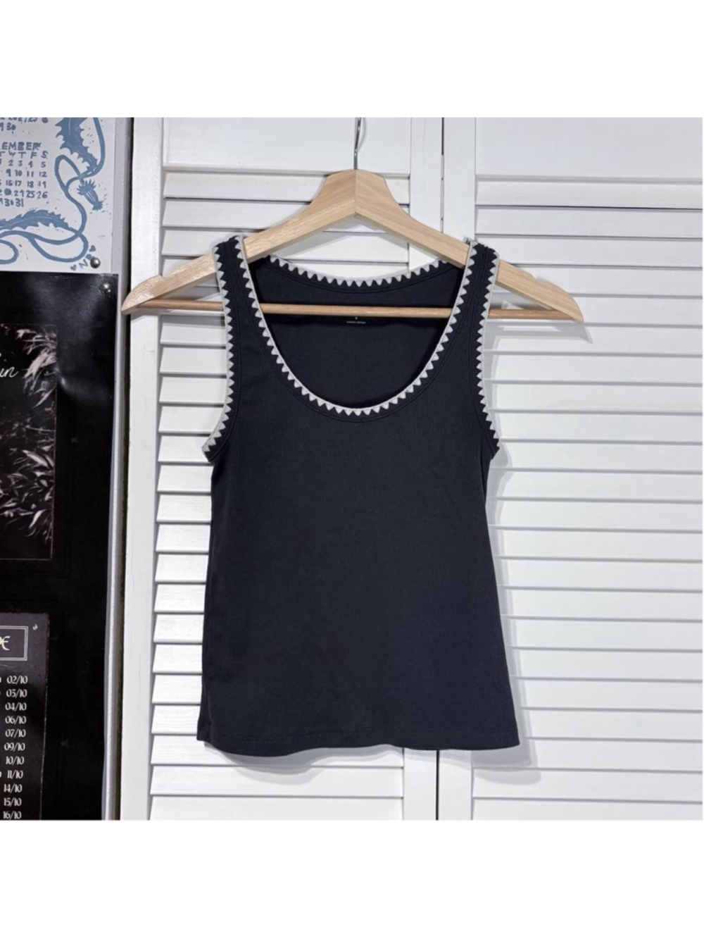 Embroidered tank top
